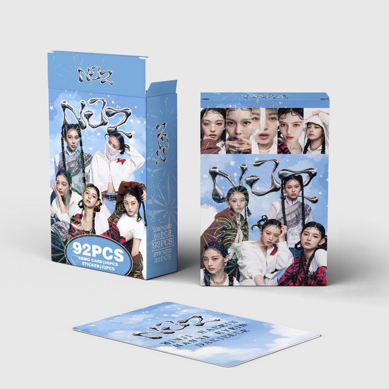 NEWJEANS KIT - 92 PCS (60 PHOTOCARDS + 32 STICKERS)