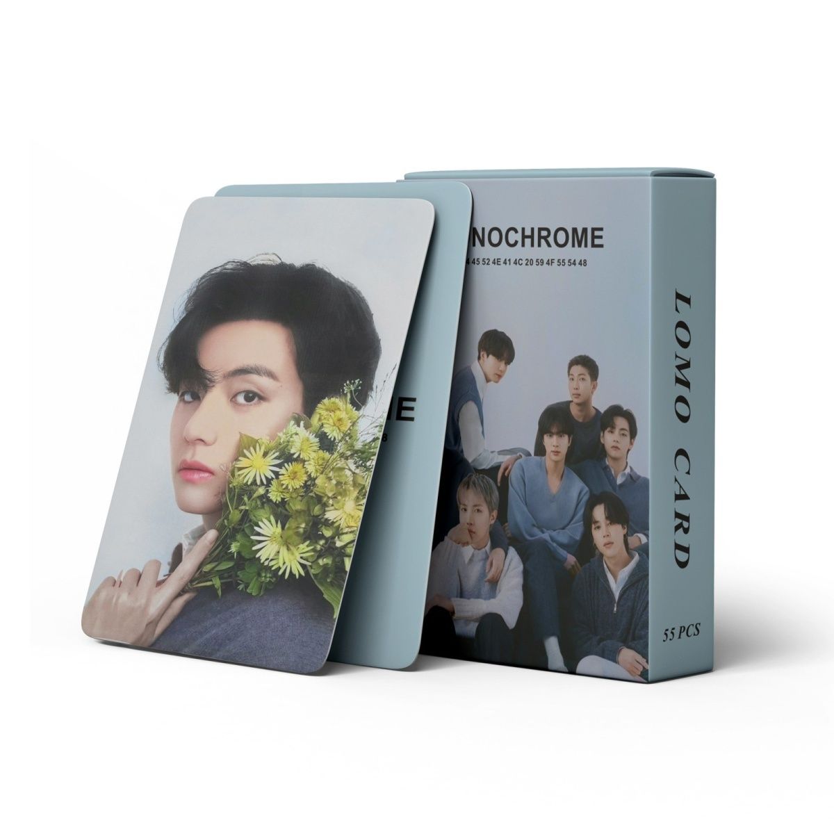 PHOTOCARDS BTS MONOCHROME 55 PÇS