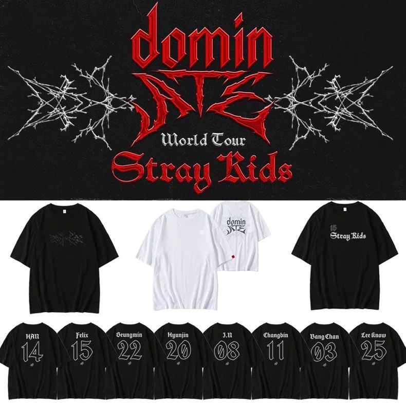 CAMISETAS STRAY KIDS HASTA 100% ALGODÓN