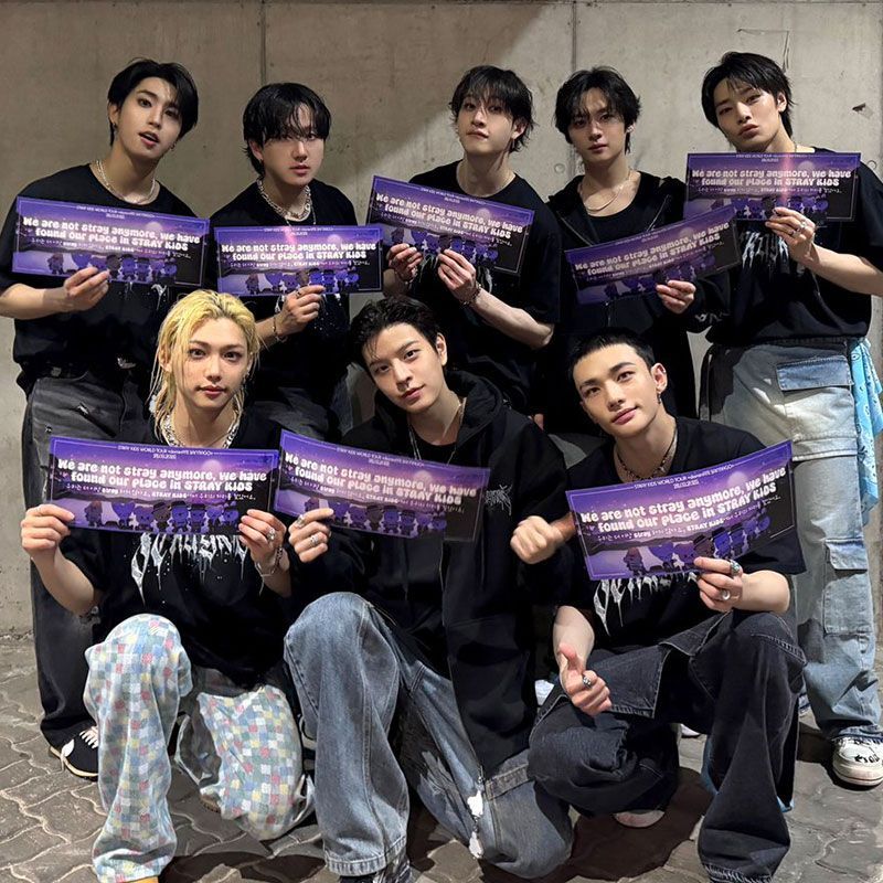 CAMISETA STRAY KIDS DOMINATE TOUR 100% ALGODÃO