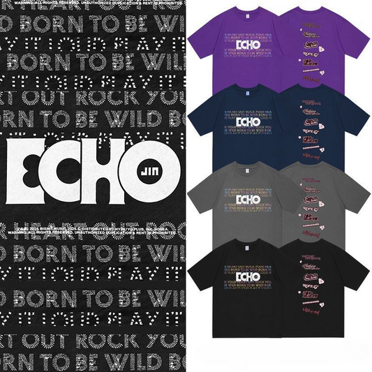 CAMISETA JIN ECHO 100% ALGODÃO