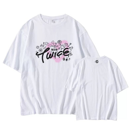 CAMISETAS E CROPPEDS TWICE THIS IS FOR 100% ALGODÃO