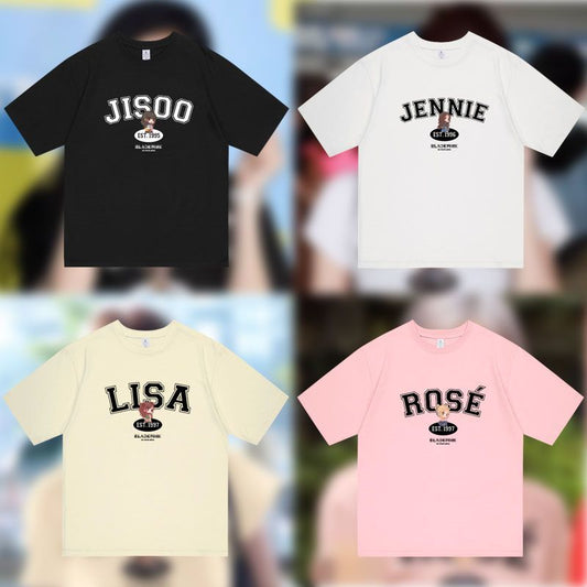 CAMISETAS BLACKPINK) 100% ALGODÃO