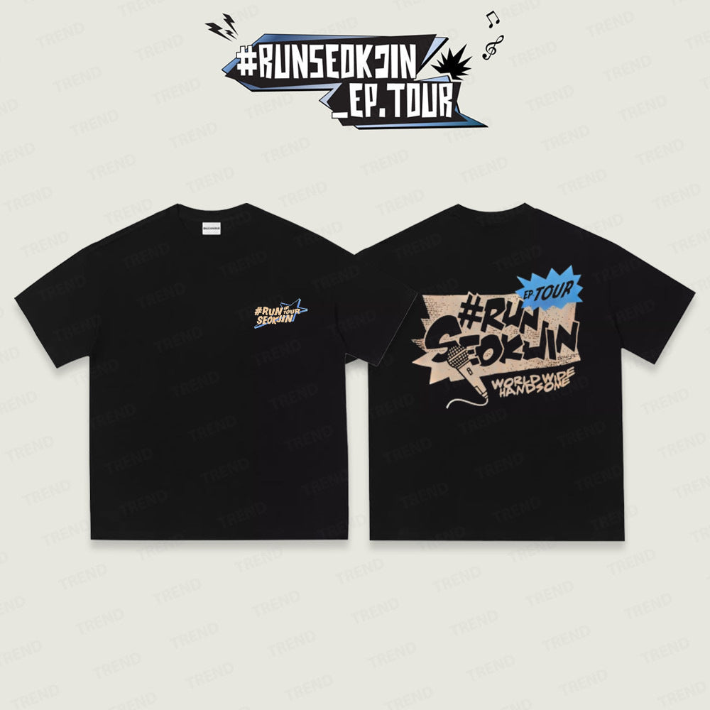 JHOPE HOPE ON THE STREET T-SHIRT 100% COTTON (VARIOUS COLORS)
