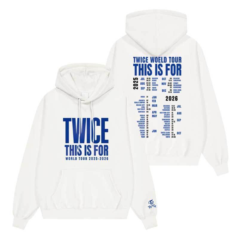 TWICE 5TH WORLD TOUR READY TO BE SWEATSHIRTS