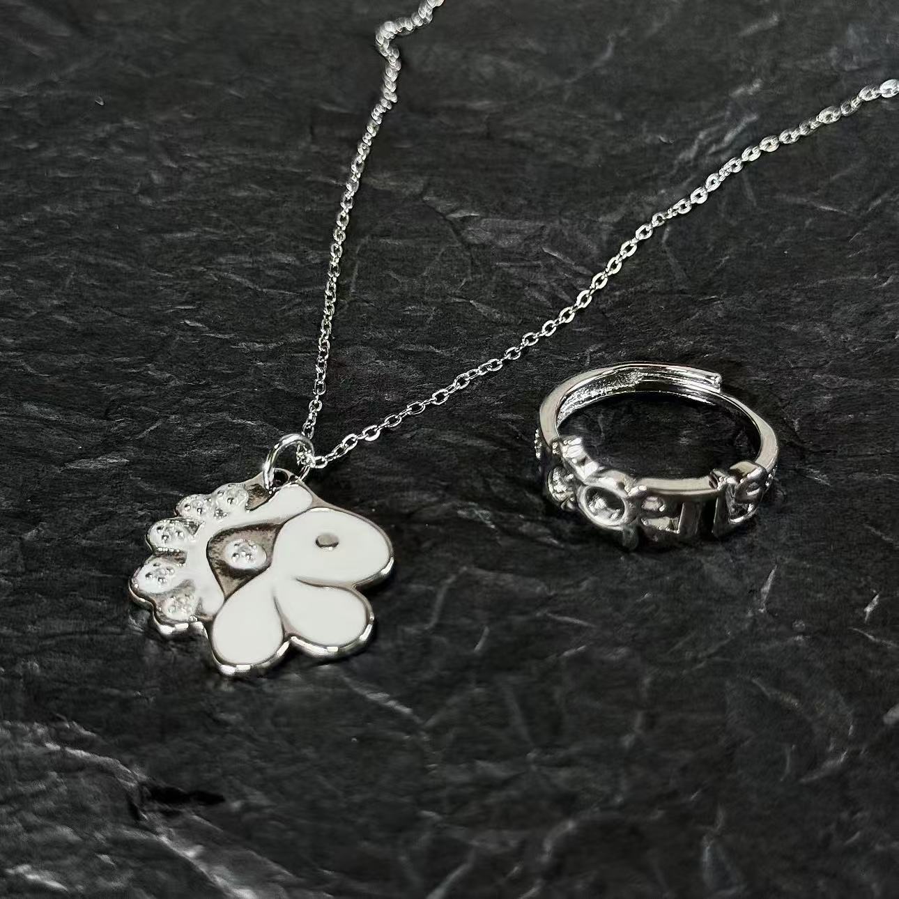 CONJUNTO COLAR CORTIS  + ANEL CORTIS