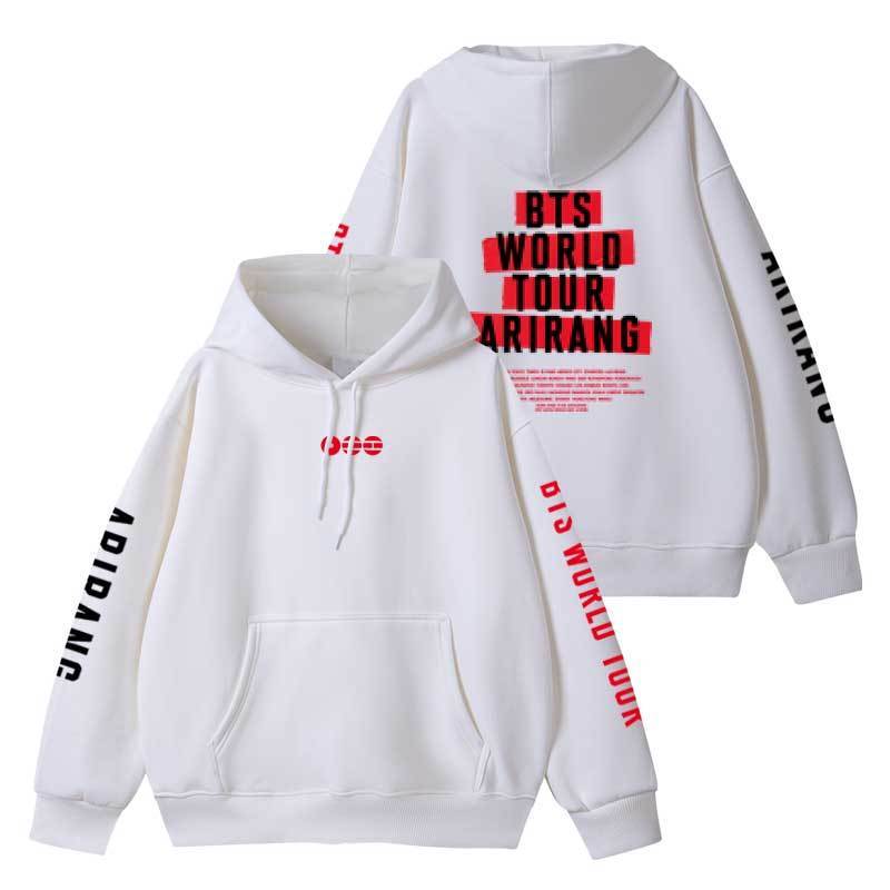 COLLEGE JACKET AND BTS TOUR 2026 SWEATSHIRT