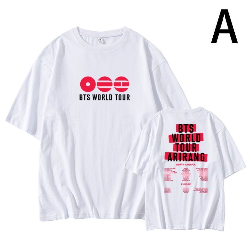 CAMISETAS BTS WORLD TOUR 2026 ARIRANG 100% ALGODÃO – PLANET STORE