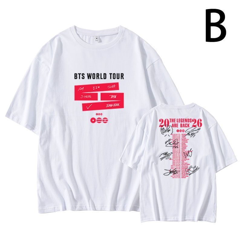 CAMISETAS BTS WORLD TOUR 2026 ARIRANG 100% ALGODÃO