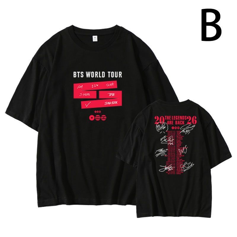 CAMISETAS BTS WORLD TOUR 2026 ARIRANG 100% ALGODÃO