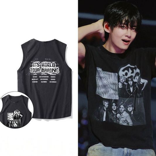 CAMISETA BTS WORLD TOUR ARIRANG  100% ALGODÃO