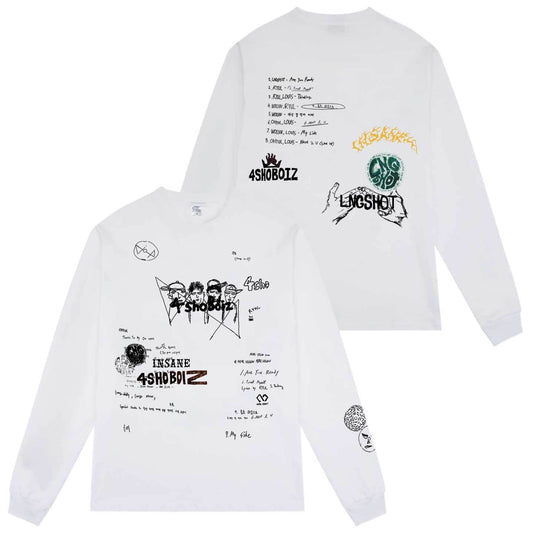 CAMISETA MANGA LONGA LNGSHOT T 100% ALGODÃO