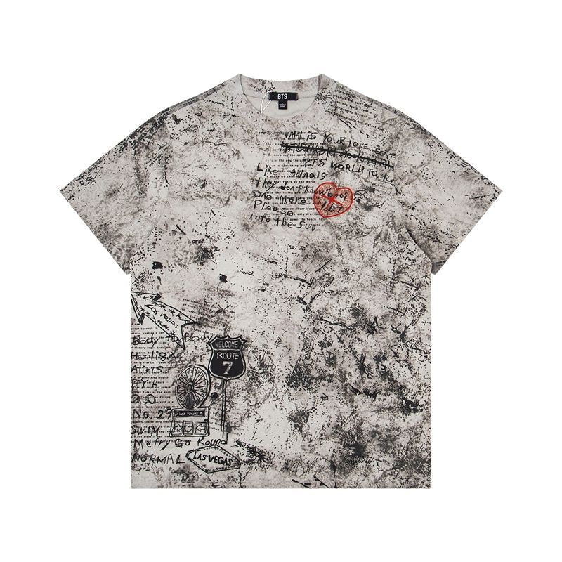 CAMISETA BTS WORLD TOUR ARIRANG  100% ALGODÃO