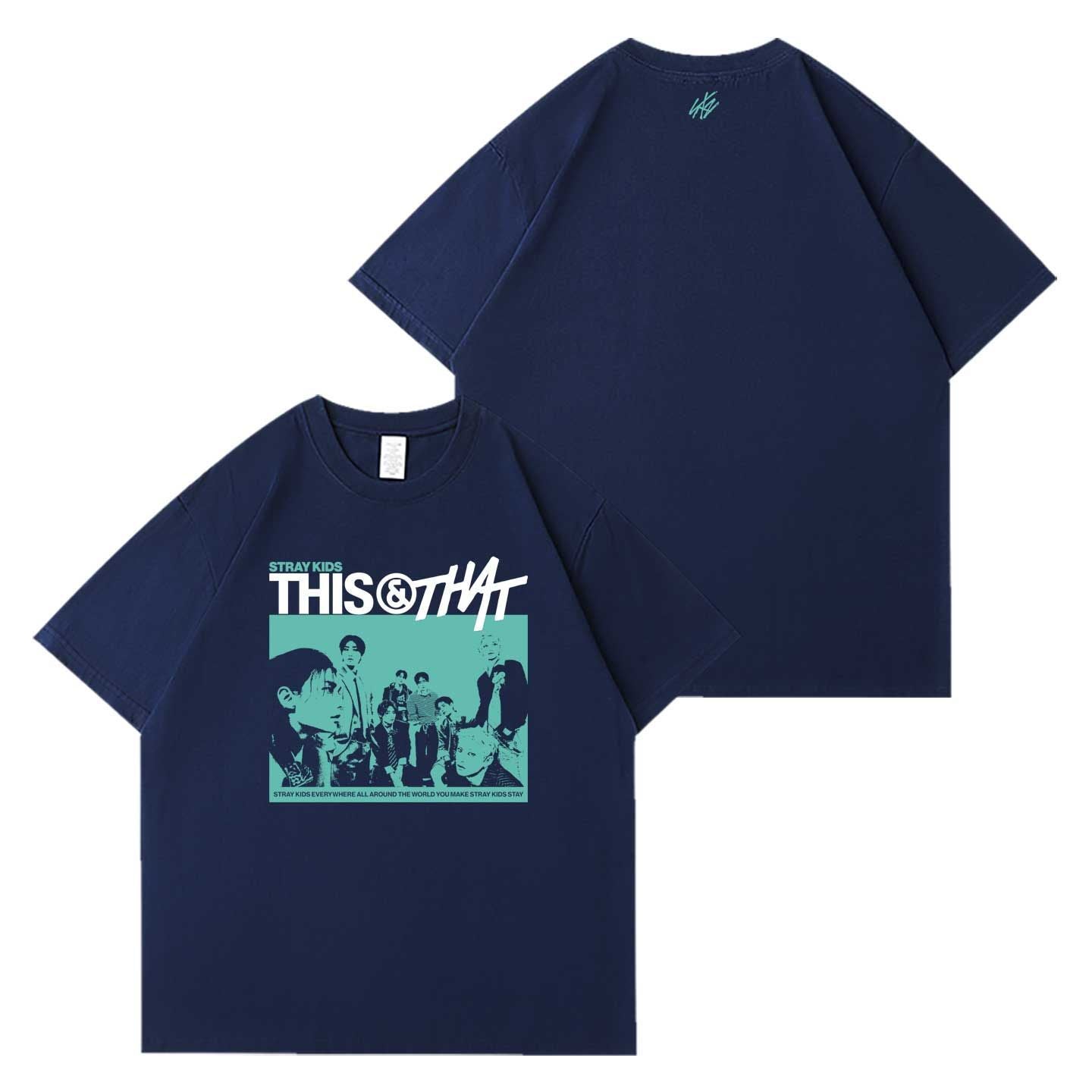 CAMISETAS STRAY KIDS THIS&THAT  100% ALGODÃO