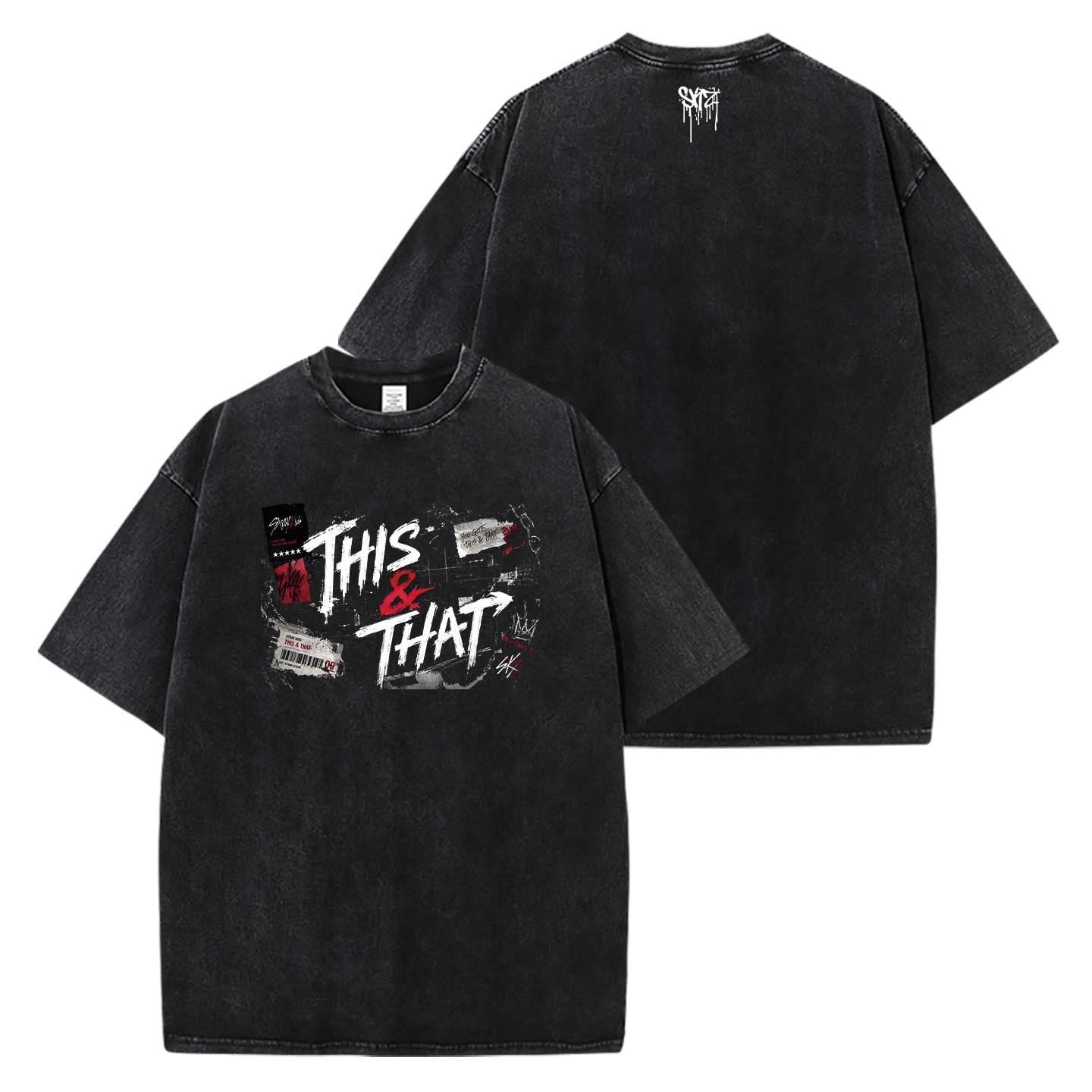 CAMISETAS STRAY KIDS THIS&THAT  100% ALGODÃO