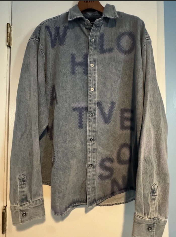 CAMISA JEANS BTS ARIRANG WORLD TOUR