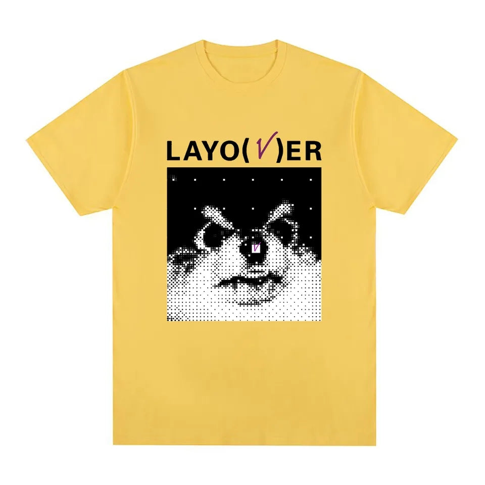 CAMISETA V LAYOVER 100% ALGODÃO (várias cores)