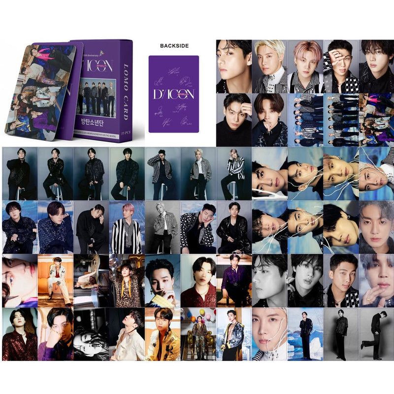 KIT WITH 55 PHOTOCARDS BTS PARTY 2023 10TH ANNIVERSARY