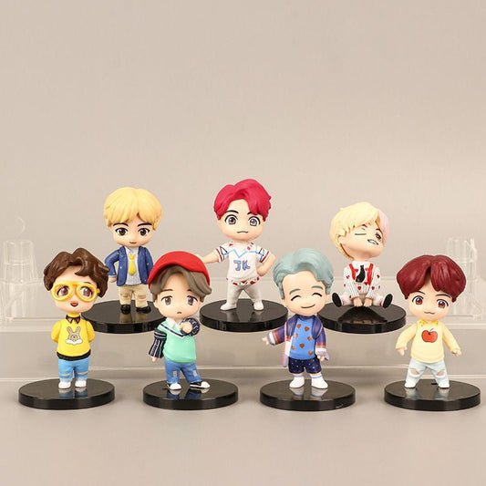 KIT TINY TAN BTS IDOL 7 PCS