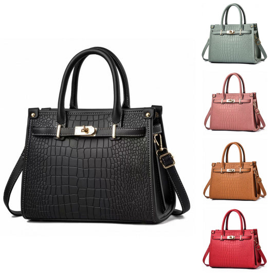 BOLSA FEMININA EM COURO PU - VÁRIAS CORES!