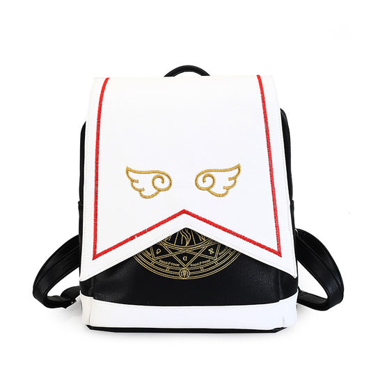 BOLSA SAKURA CARD CAPTORS COURO PU BORDADA