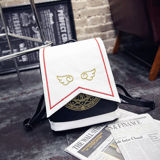 BOLSA SAKURA CARD CAPTORS COURO PU BORDADA