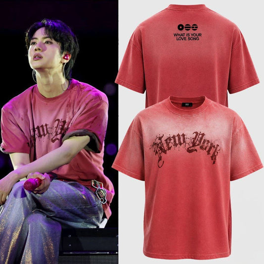 CAMISETA BTS WORLD TOUR ARIRANG  100% ALGODÃO