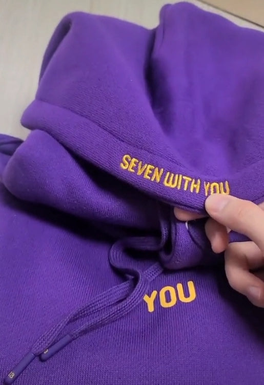 SUDADERA BTS "SEVEN WITH YOU" DE JIMIN