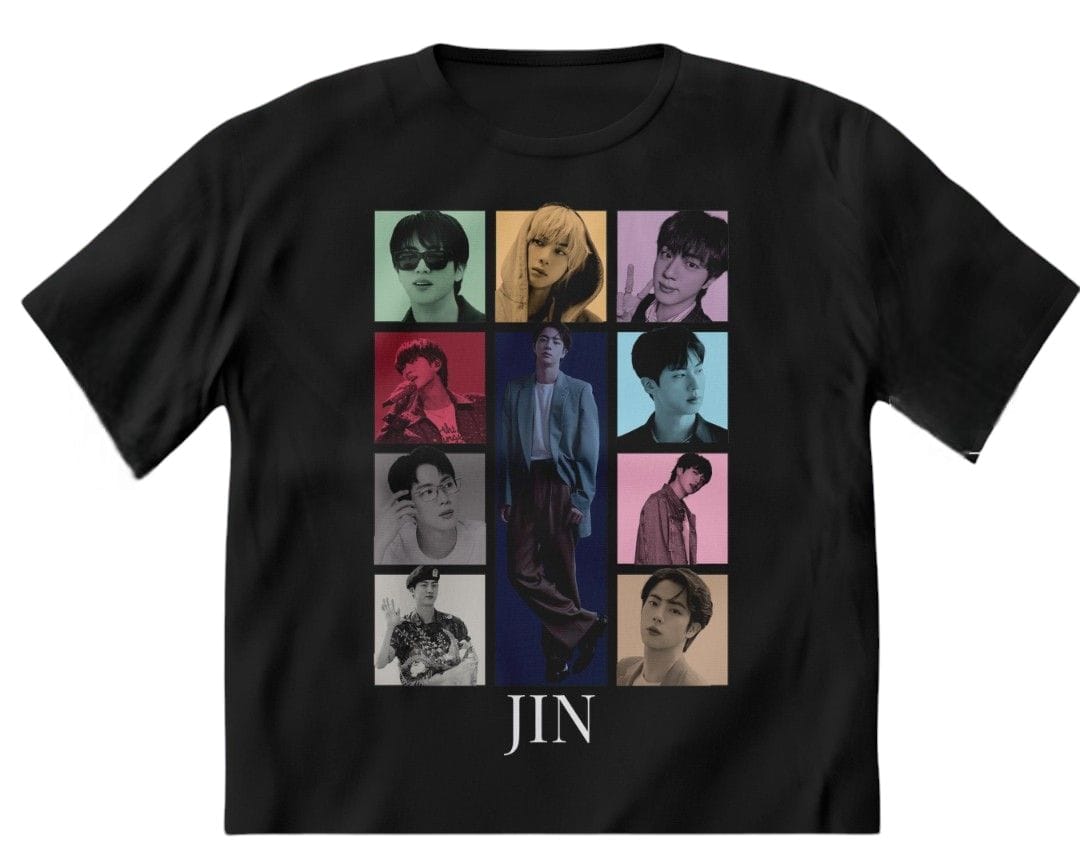 BTS 100% COTTON T-SHIRTS (All Members/Black and White) 