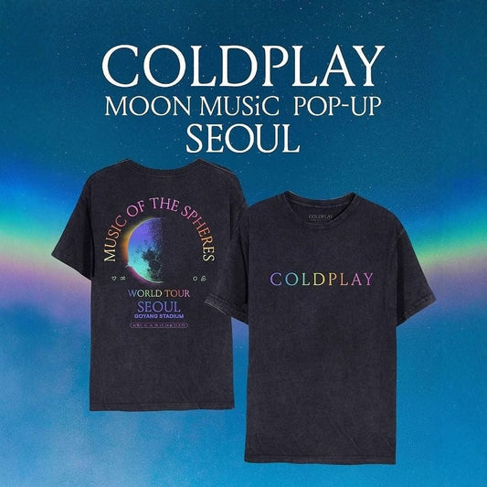 CAMISETAS COLDPLAY  100% ALGODÃO