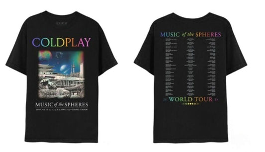 CAMISETA COLDPLAY 100% ALGODÃO