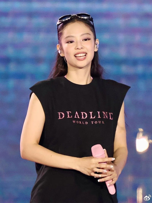 CAMISETA BLACKPINK DEADLINE TOUR 100% ALGODÃO ( em três cores)