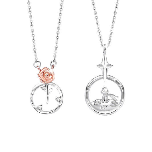 THE LITTLE PRINCE NECKLACES IN 925 SILVER