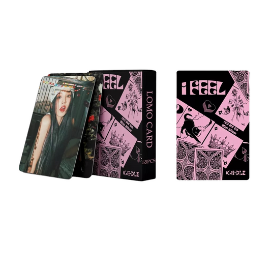 KIT CON 55 TARJETAS FOTOGRÁFICAS (G) I-DLE I FEEL