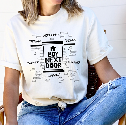 BOYNEXTDOOR T-SHIRT 100% COTTON