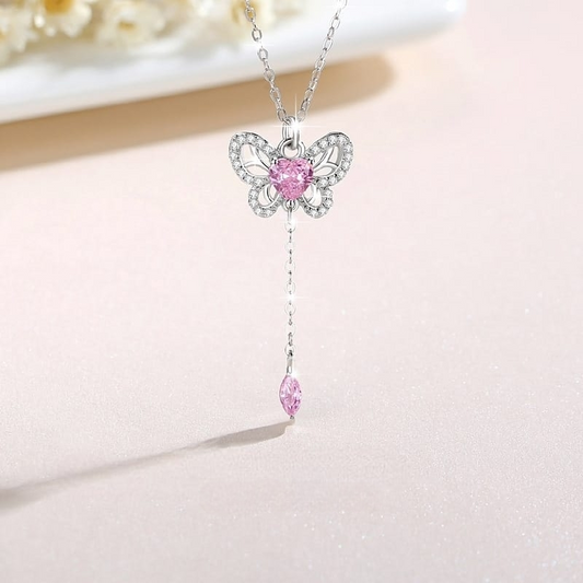 BUTTERFLY NECKLACE IN 925 SILVER