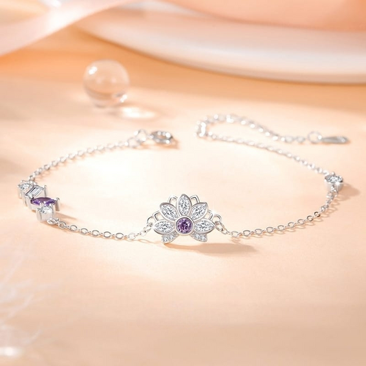 925 SILVER BRACELET LOTUS FLOWER COLLECTION