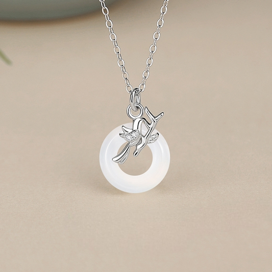 HUMMINGBIRD NECKLACE IN 925 SILVER