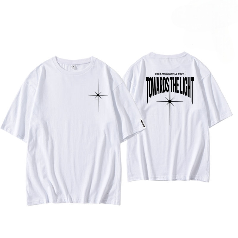 CAMISETAS ATEEZ 2024 TOWARDS THE LIGHT 100% ALGODÃO