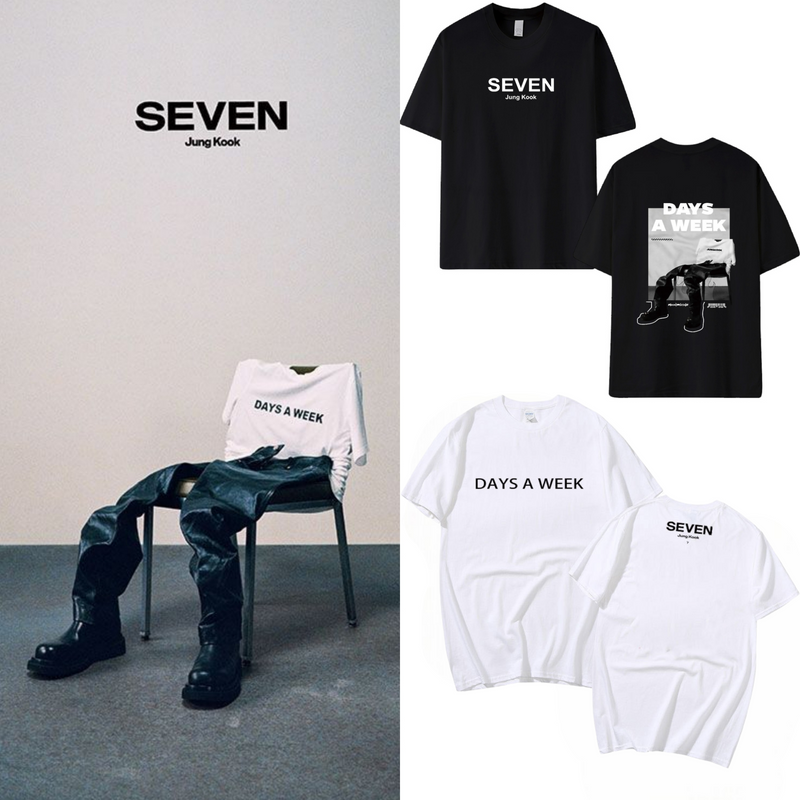 CAMISETA JUNGKOOK SEVEN 100% ALGODÃO