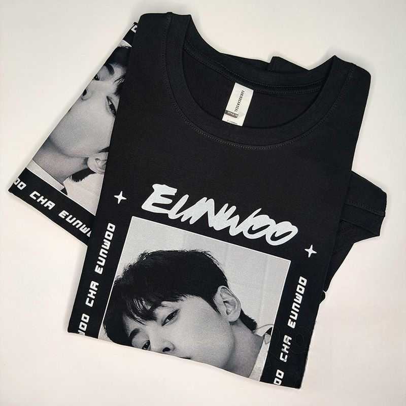 CAMISETA CHA EUNWOO 100% ALGODÃO