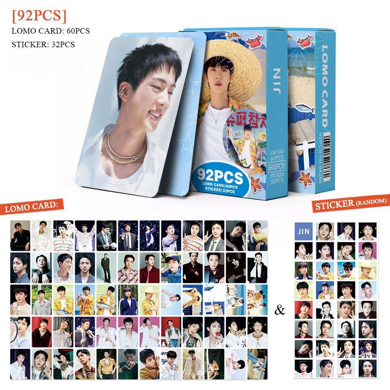 KITS 92 PCS (60 PHOTOCARDS + 32 STICKERS) V LAYO(V)ER