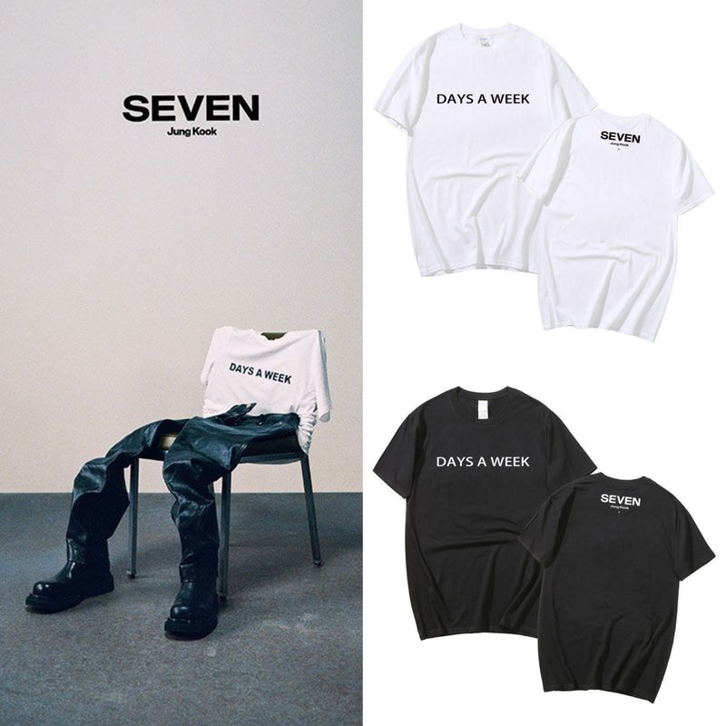 CAMISETA JUNGKOOK SEVEN 100% ALGODÃO