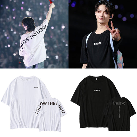 SEVENTEEN FOLLOW THE LIGHT T-SHIRTS 100% COTTON