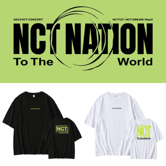 CAMISETAS NCT NATION To The World 100% ALGODÃO