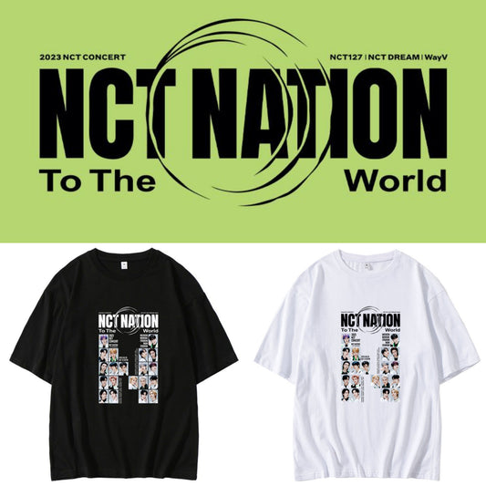 CAMISETAS NCT NATION To The World 100% ALGODÃO (várias cores)