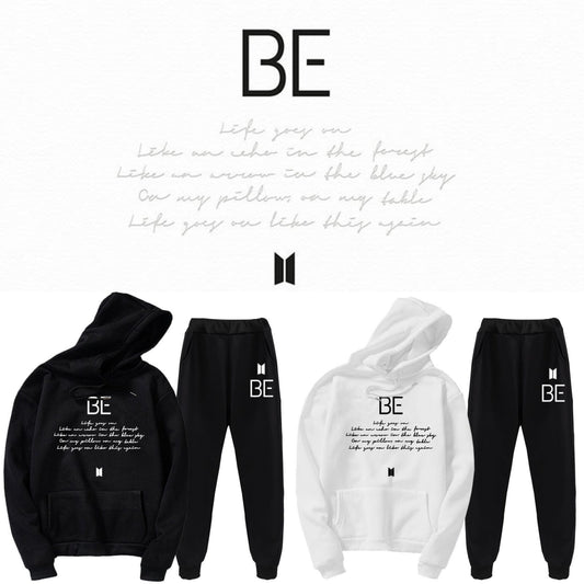 BTS BE SWEATSHIRT AND PANTS SET