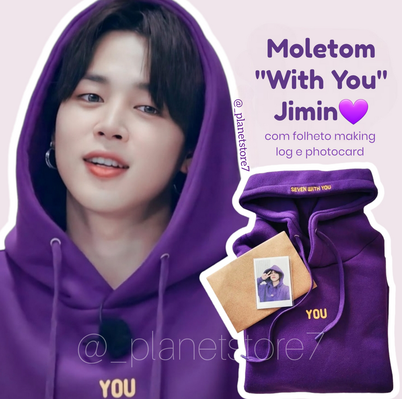 MOLETOM "WITH YOU" JIMIN BTS