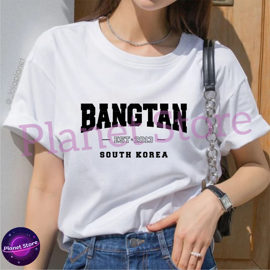 BANGTAN T-SHIRT 100% COTTON 