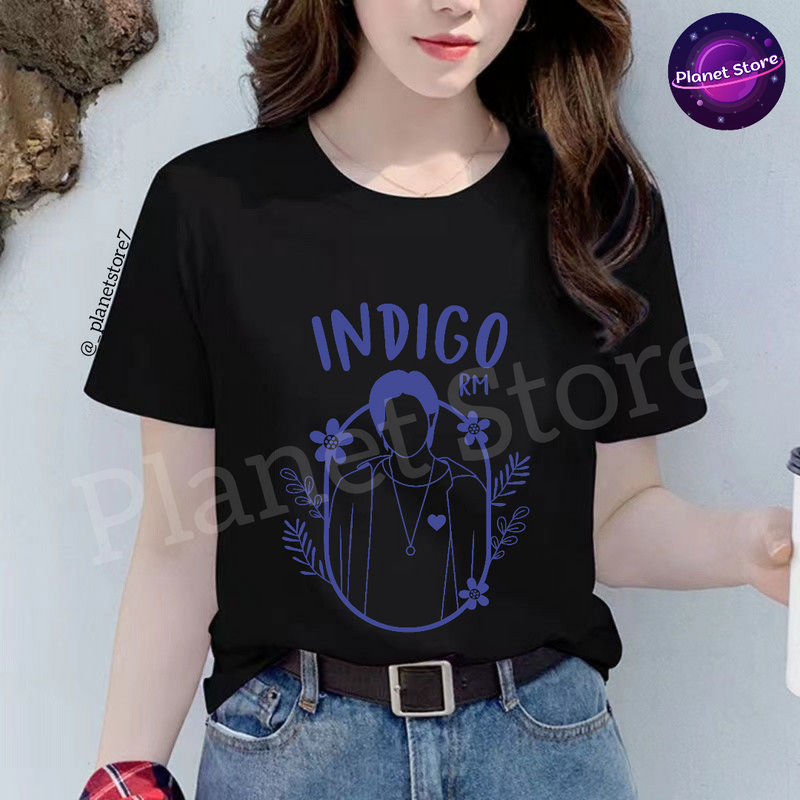 RM INDIGO T-SHIRT 100% COTTON 